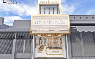 Thiết kế tiệm vàng kết hợp nhà ở Nguyễn Đởm
